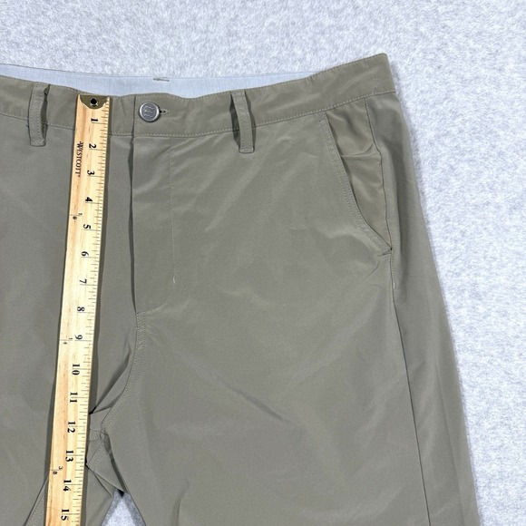 Free Fly Shorts Mens‎ 36 Performance Chino Lightweight Stretch Golf Beige Khaki - Picture 11 of 12